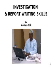 Investigation and Report Writing Skills 1.ppt