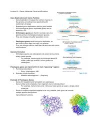 Lecture 10 - Genes, Molecular Clocks and Evolution.pdf