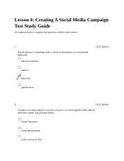 Lesson 4 Creating a Social Media Campain Test Study Guide.docx