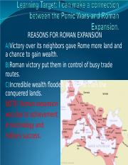 Roman Expansion and Punic Wars copy