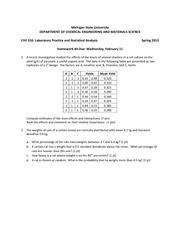 CHE316_HW4_2014_solutions