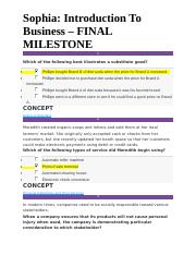 Intro to business milestones 1-4 plus final - Sophia.pdf