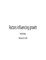 Lecture 10 - Factors influencing growth (Q and A).pptx