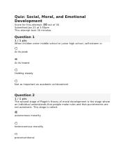 Quiz 2-Social Moral and Emotional Development.docx