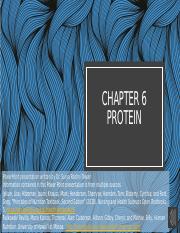 Ch 6 Protein .pptx