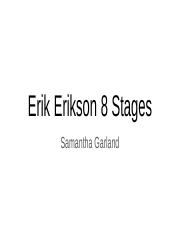 Erik Erikson 8 Stages