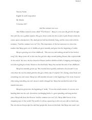 the Flower Final essay