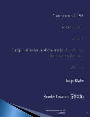 MacroEcon （宏观经济学)_Lecture #6.pdf