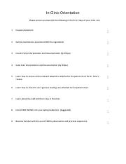 In clinic checklist .pdf