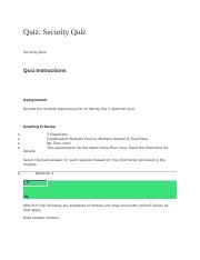 Security Quiz.docx