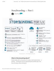 Storyboarding — Part 1. UX Knowledge Base Sketch #18 _ by Krisztina Szerovay _ UX Knowledge Base Ske