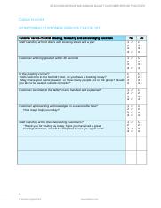 Assessment C_Monitoring customer service checklist.docx