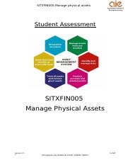 SITXFIN005 - Assessment Tool.docx