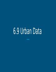 6.9 Urban Data.pptx