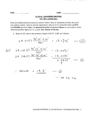 Test 1 Solutions
