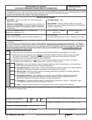 dd2813 dental form omb no 0720 0022 omb approval expires dd2813 form