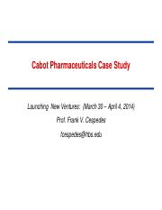 Cabot Pharmaceuticals