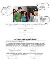 Social Psych study guide