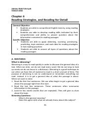 Reading strategies and Reading for detail.docx
