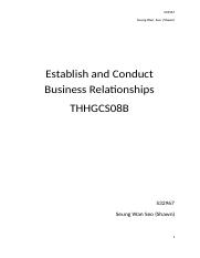Establish and Conduct business.doc