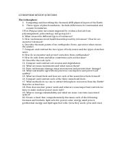 LITHOSPHERE REVIEW QUESTIONS.docx
