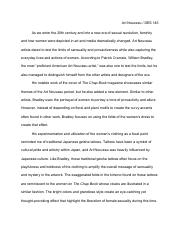 art review essay example