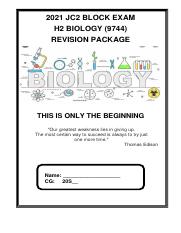 2021 JC2 H2 Bio Block Exam Revision Package (QP).pdf