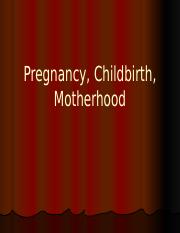 Pregnancy, Childbirth, Motherhood 2022.pptx