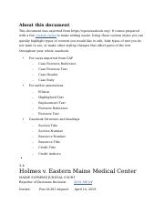 Holmes v. Eastern Maine Medical Center_annotated (1).docx
