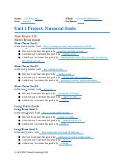 Unit 1 Project_ Financial Goals.docx