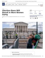 Abortion Bans Will Result in More Women Dying - Center for American Progress.pdf