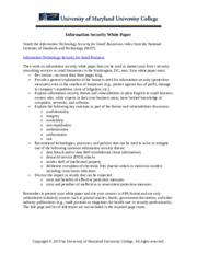Information Security White Paper