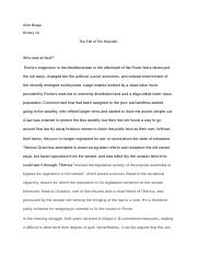 Fall of the Roman Republic - Essay.docx