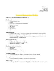 Secured Transactions - Outline.docx