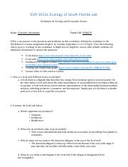 worksheet 1 Ecology and Ecosystem Services.docx