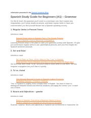 Spanish Study Guide for Beginners Part 1.docx
