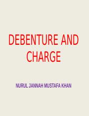 TOPIC 9 Debenture and Charge