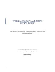Workplace health and safety.docx