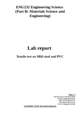 tensile test lab report politeknik