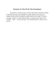 Tension In The Pit & The Pendulum .docx