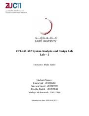 CIT461-lab 2.docx