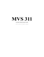 MVS 311 - Exam notes.pdf
