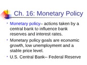 ECN_203__16_Monetary Policy