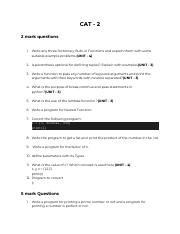Questions - Unit 3 and Unit 4.docx