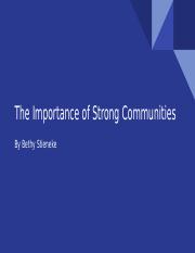 The Importance of Strong Communities.pptx