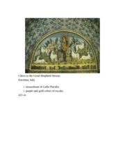 christ as the good shepherd mosaic