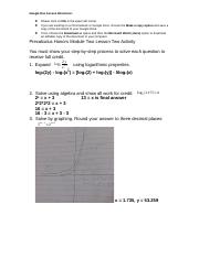 Ankith Reddy Sirigireddy - Precalculus Honors Module Two Lesson Two Activity.docx