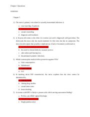 NURS303 Chp 5 Questions.docx