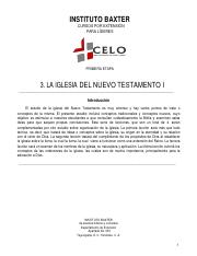 3. La Iglesia del Nuevo Testamento I.pdf