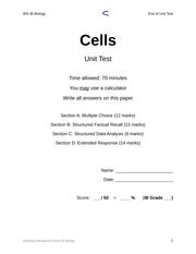 Cells Unit Test